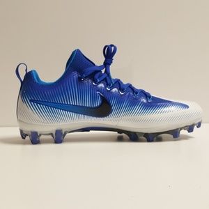 blue football cleats